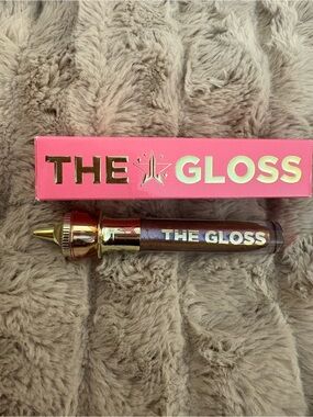 Jeffree Star The Gloss Shimmery Brown Lip Gloss with Gold Cap